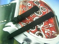 古董NOS 倉底 OMEGA 12MM X 10MM 麂皮 皮錶帶 不連扣