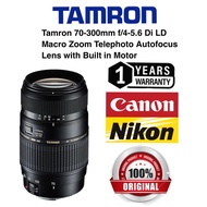 Tamron 70-300mm F/4-5.6 Di LD macro 1:2 Zoom Lens For Canon Nikon