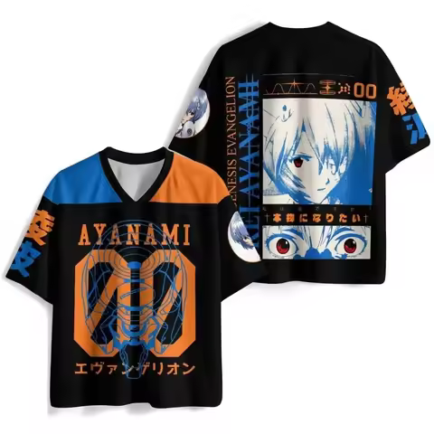 Summer New EVA New Century Gospel Warrior Surrounding Ayanami 00 Large Loose Speed Drying Men's and 