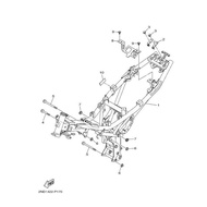 Y15 FRAME Y15ZR BODY FRAME CHASIS (ORIGINAL100%YAMAHA) B17-F1110-10