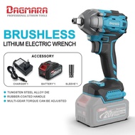 DAGMARA QN20 DIW02-280 Cordless Impact Wrench, 280N.m Max Torque, 4.0Ah Li-ion Battery, 1Pcs Driver 