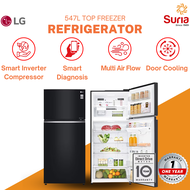 (FREE DELIVERY KEDAH, PERLIS & PENANG) LG Inverter 547L 2 Door Top Freezer Refrigerator Fridge 2 Pin