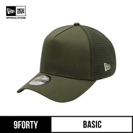 New Era 9FORTY A-Frame Trucker Basic New Olive Snapback Cap
