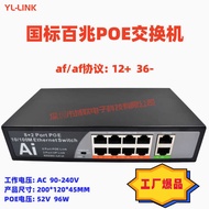 Standard Gigabit POE Switch 5 Ports 6 Ports 8 Ports 10 Ports 12 Ports 10 Mega Network Monitoring Swi
