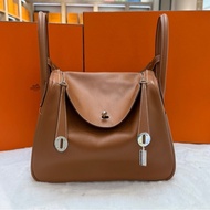 愛馬仕Hermes lindy30 金棕銀扣 ev皮