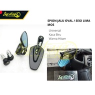 Rearview Mirror Bar End Oval Segilima MOS Universal