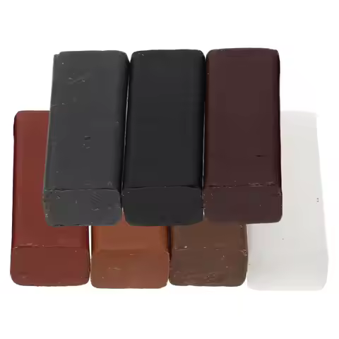 7Pcs Wax Wood Filler Sticks -Up Scratch Dent Repair Crayons for Furniture Floors Wood Floor Filler C