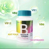 9young Basic Vitamin B Complex with VB1 VB2 VB6 VB12 Axit Folic Nicotinamid