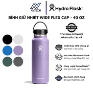 Hydro Flask 40 OZ Wide Flex Cap Thermos Flask, Handy Swivel Cap - Genuine Product