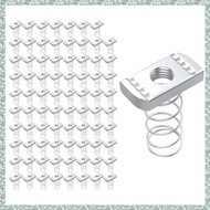 (SZHA) 3/8inch-16 Strut Channel Nuts Spring Strut Channel Cone Nuts for Strut Channel Easy to Locate