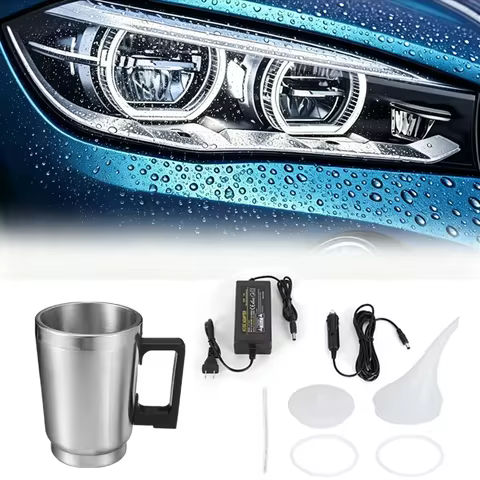 Car Headlight Lens Restoration Kit Fumigation Steamer Heating Cup atomizer Polish Repair Restoration