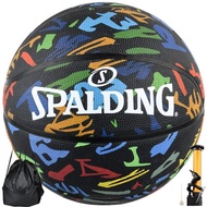 斯伯丁（SPALDING） 斯伯丁Spalding 斯伯丁篮球训练比赛室内室外成人学生蓝球 街头涂鸦