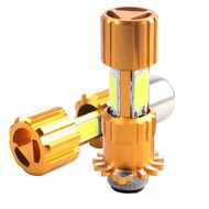 SALEmentol led motor H4 LED 3 COB Motorcycle Headlight Bulb 6000K Hi/Lo Light White 2000LM 18W lampu