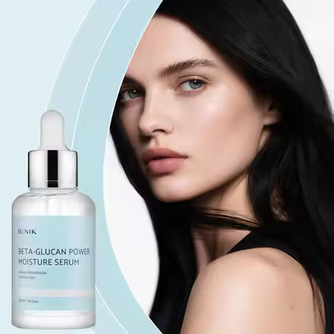 IUNIK Vegan Brightening Serum Beta-Glucan Deeply Hydrating Moisturizing Firming Improves Dullness An