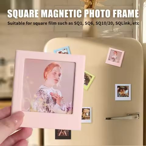 6pc Magnetic Frames Suitable for Fujifilm Instax Square SQ1 SQ6 SQ10 SQ40 SQ20 Camera,SQ Link Printe