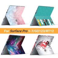 Cartoon Cute Sticker for Microsoft Surface Pro 1/2/3/4/5/6/7 Go 3/2/1 RT 1/2 Surface 3 Matte Tablet 