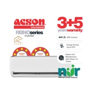 Acson Air Conditioner Reino Series R32 Inverter (4 & 5 Star) Built-In Wifi