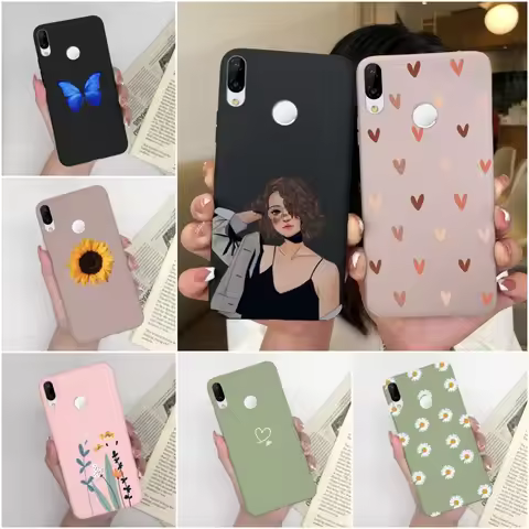 For Huawei P20 lite P30 lite Cases Cover Silicone Soft TPU Shockproof Phone Case Butterfly For Huawe
