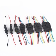 1/2/3/4/5/6 Pin Car Waterproof Electrical Connector Plug with Electrical Wire Cable Car Auto Truck W