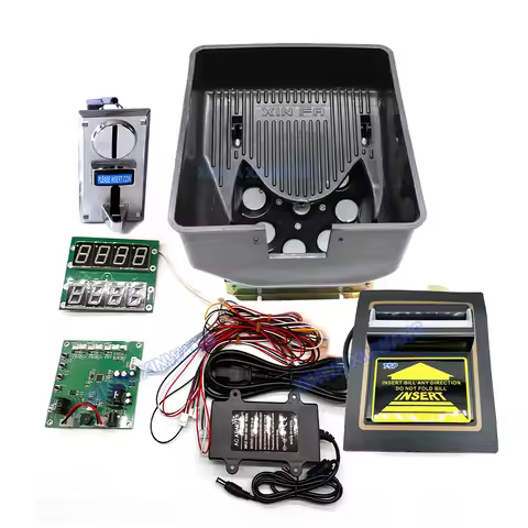DIY Kit Motherboard Banknote Validator Coin Acceptor Hopper For Surprise Blind Box Vending Machine A