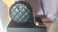 NO BARGAIN -No receipt-chanel 圓餅金球小廢包 shoulder bag