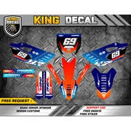 DECAL STICKER YZ 85 BEBEK STANDARD / DECAL YZ 85 / DECAL STICKER VARIATION YZ 85 / STICKER YZ STRIPI