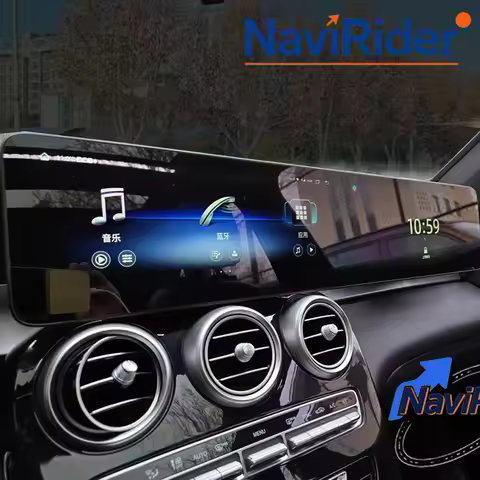 For Mercedes Benz C Class W205 GLC X253 C180 C200 C220 C300 C350 2016-2022 Android Auto Carplay Doub