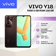 โทรศัพท์มือถือ vivo Y18 - วีโว่ หน้าจอ 6.56 นิ้ว Ram 4GB/Rom 128GB รับประกันศูนย์ 1 ปี