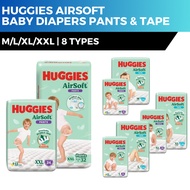HUGGIES Air Soft Tape(S58/M52/L44) / HUGGIES Air Soft Pants (M46/L36)