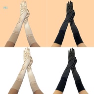 pri Women Gloves 1920s Full Finger Gloves for Wedding Costume for 1920s