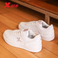 KY/🏅Xtep（XTEP）Women's Shoes Board Shoes Sneaker2023New Autumn and Winter Casual Shoes Fashionable Shoes Student Single-L