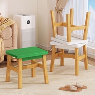 【Ready Stock】Solid Wood Stool Ottoman Stool Living Room Sofa Stool Living Room Sofa Stool Tea Stool 