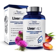 1MD Nutrition LiverMD - Liver Support Supplement | Siliphos Milk Thistle Extract & NAC - Supports He
