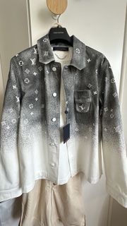 LV 牛仔外套 漸變黑白 100%正品