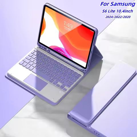 Keyboard Case For Samsung Galaxy Tab S6 lite 10.4 inch 2024 2022 2020 Bluetooth Wireless Keyboard Mo