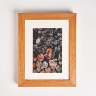 Mahogany Wood Photo Frame - 5R Matboard Photo Frame