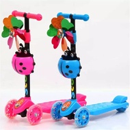 oemartmalaysiaKids Kick Scooter 3-Wheel Foot Scooter  Adjustable Height outdoor play NMWn