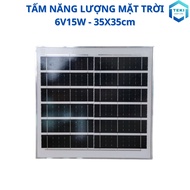 TẤM PIN NĂNG LƯỢNG MẶT TRỜI MONO 6V 15W 35x35cm - TEKI