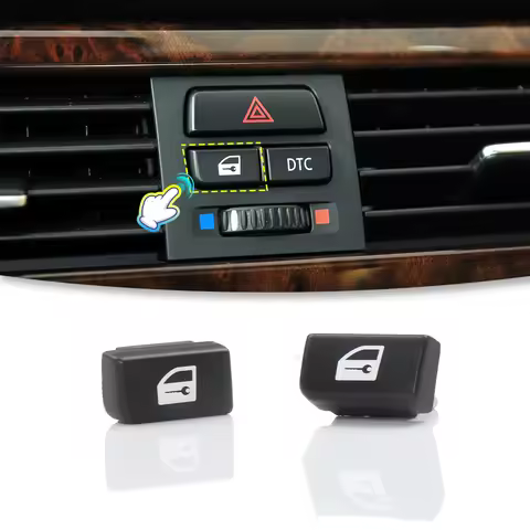 For BMW E90 3 Series Black Car Door Lock Unlock Switch Button Cover Cap 320i 325i 328i 330i 335i 200