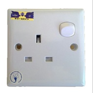 [WHITE][SIRIM] reTouch Ultra Rimless 1/2/3/4Gang 20A Switch 13Amp 15Amp Socket Bell Tel TV Wall swit