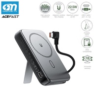 ACEFAST M24 Magnetic 3C Fast Charging Power Bank 22.5W 10000mAh with Built-In Stand / Cable