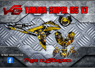Decals Sticker  for Yamaha Sniper 155 v3 Bumble bee 001