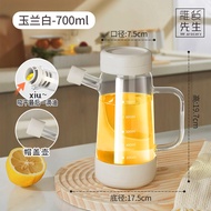 Mr. Grocery Glass Oil Bottle No Oil Drizzle Seasoning Bottle Soy Sauce Bottle Kitchen Storage Contai