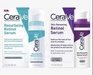 現貨包順豐🔥美國直送CeraVe A 醇精華 視黃醇精華 |抗衰老皺紋 Skin Renewing Retinol Serum| 撫平毛孔Resurfacing Retinol Serum 30ml