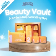 Beauty Vault Rejuvenating Set – Glass Skin Essentials | Licensed 1 Set (Toner, Cream, Soap)