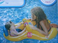 玩樂生活 正品ABC品牌 母子雙人游泳圈 充氣浮排 兒童浮圈 幼兒泳圈 溫泉可用