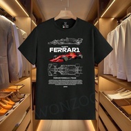 FERRARI F1 ITALY-ASTON MARTIN MERCHANDISE/SOUVENIR T-SHIRT - PREMIUM QUALITY