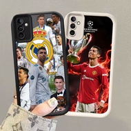 HK-57 FC Ronaldo Shockproof Casing for Black and White Silicone OPPO Realme C71 14X 2025 14 C73 A5 1