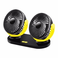 ◙ Car Fan Fan USB Fan 360°Rotating Super Strong Wind 3 Speed Air Conditioning Speed Portable Fan 12V 24V Mini Car Fan