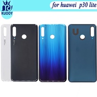 discount New P30 Lite Battery Cover For Huawei P30 Lite Back Glass Rear Door Panel Housing Case+Adhe
